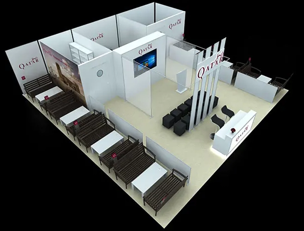 30x30 booth rental